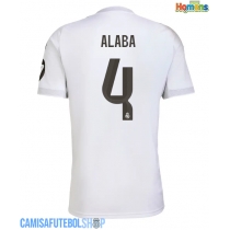 Camisa de time de futebol Real Madrid David Alaba #4 Replicas 1º Equipamento 2025-26 Manga Curta